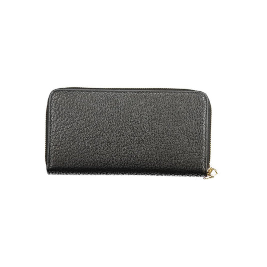 Mario Valentino Black Polyurethane Women Wallet