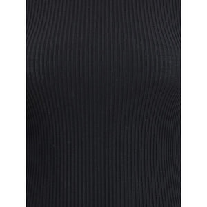 Wolford Black Fleece Wool Turtleneck