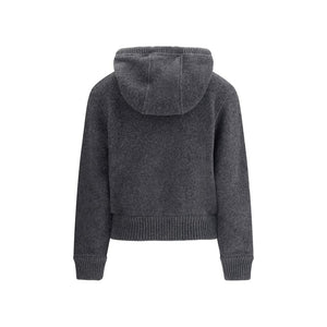 Thom Browne Gray Wool Sweatshirt