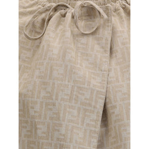 Fendi Beige Cotton Cloacks