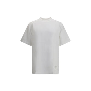 Thom Browne White Cotton T-Shirt