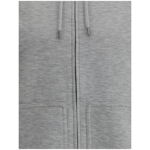 Brunello Cucinelli Gray Cotton Hoodie