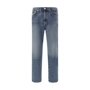 Agolde Blue Cotton Skinny Jeans