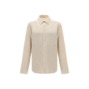 Rick Owens Cream Cotton Shirt