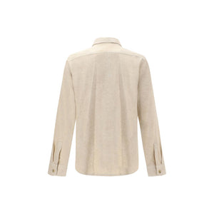 Rick Owens Cream Cotton Shirt