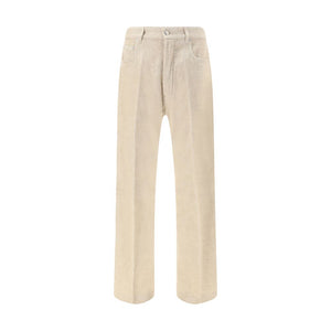 Rick Owens Beige Cotton Casual Pants