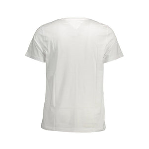 Tommy Hilfiger White Organic Cotton Men T-Shirt