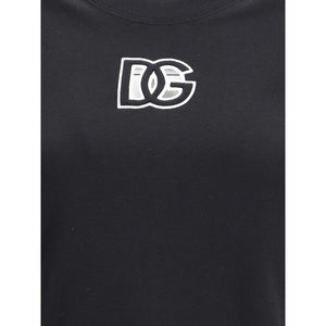 Dolce & Gabbana Black Cotton T-Shirt