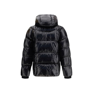 Dsquared² Black Polyamide Full-Length Jacket