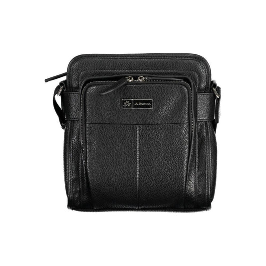 La Martina Nero Poliuretano Uomo Shoulder Bag