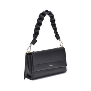 Coccinelle Black Calf Leather Bos Taurus Shoulder Bag