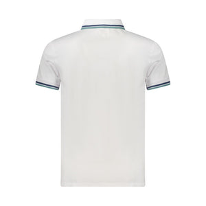 Guess Jeans White Cotton Men Polo Shirt
