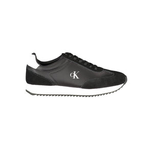 Calvin Klein Black Leather Women Sneaker