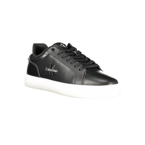 Calvin Klein Black Leather Men Sneaker