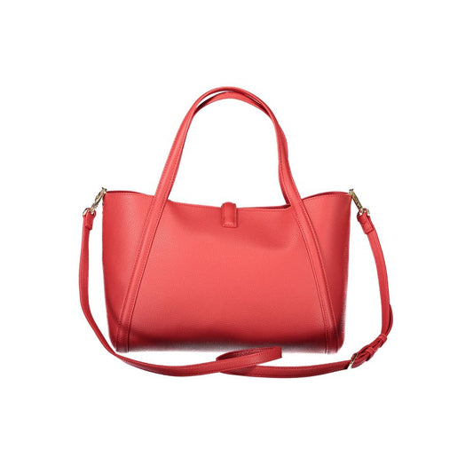 Mario Valentino Red Polyethylene Handbag