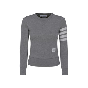 Thom Browne Gray Cotton Sweatshirt