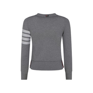 Thom Browne Gray Cotton Sweatshirt