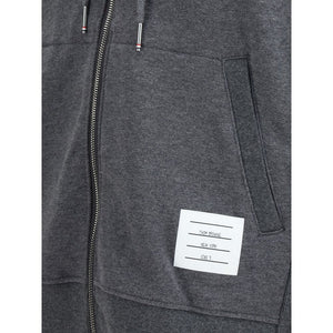 Thom Browne Gray Cotton Sweatshirt