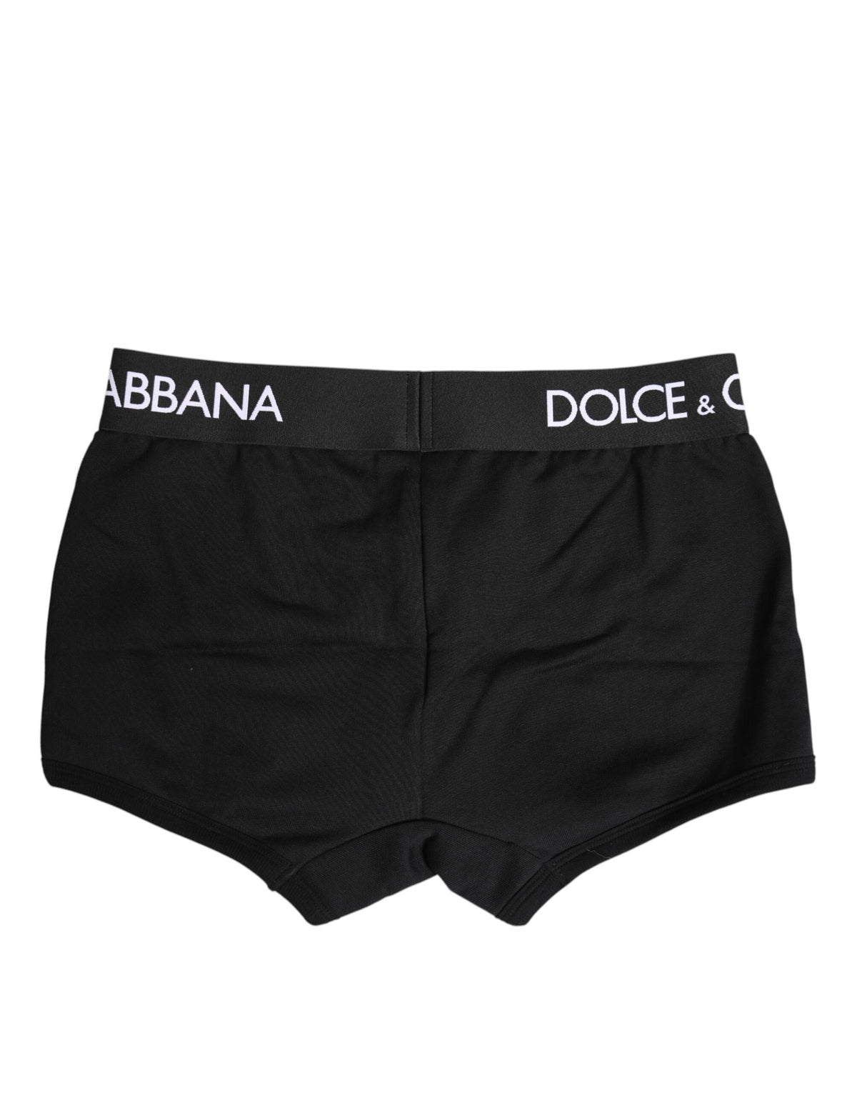 Dolce & Gabbana Black Cotton Stretch Regular Boxer Underwear