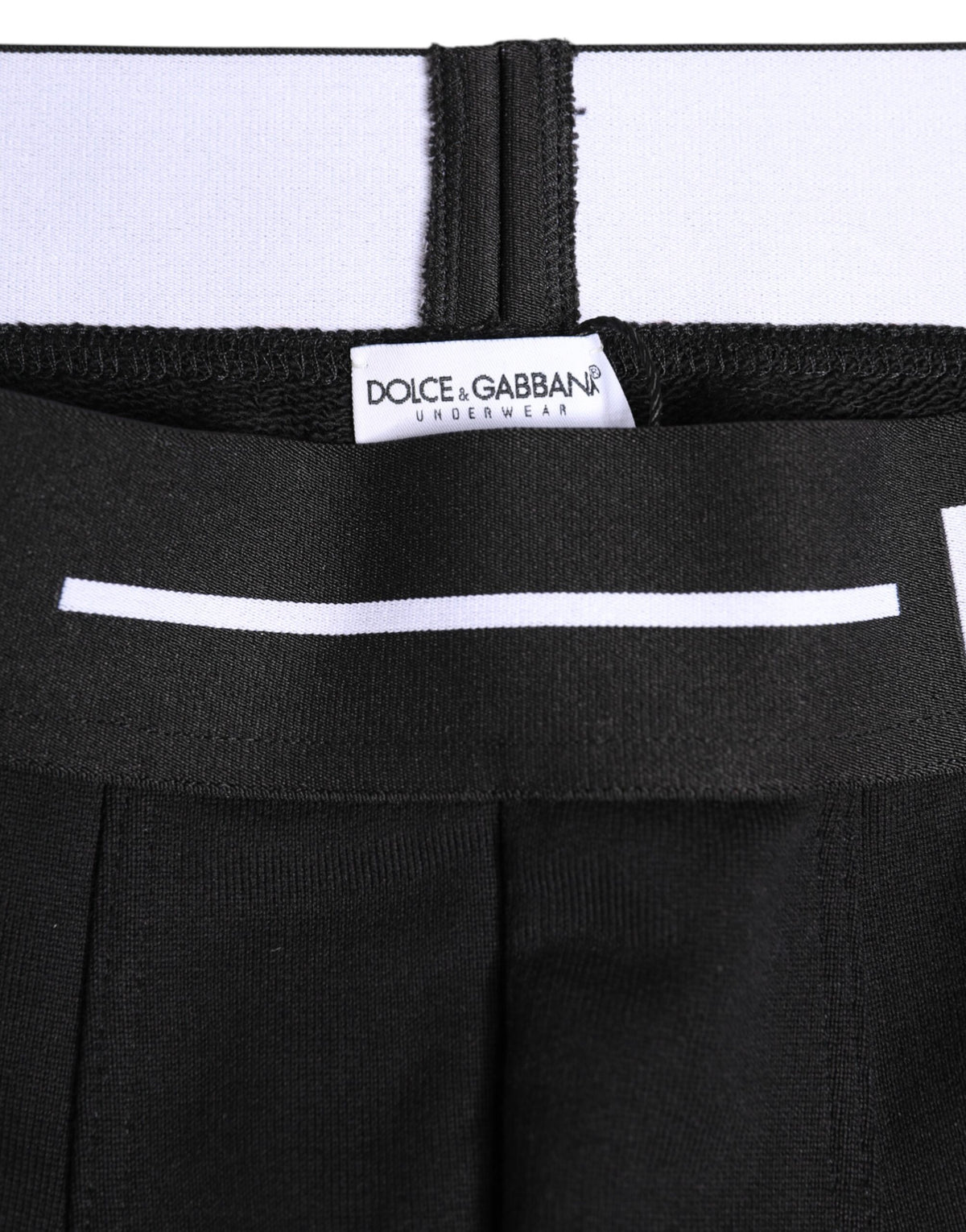 Dolce & Gabbana Black Cotton Stretch Regular Boxer Underwear