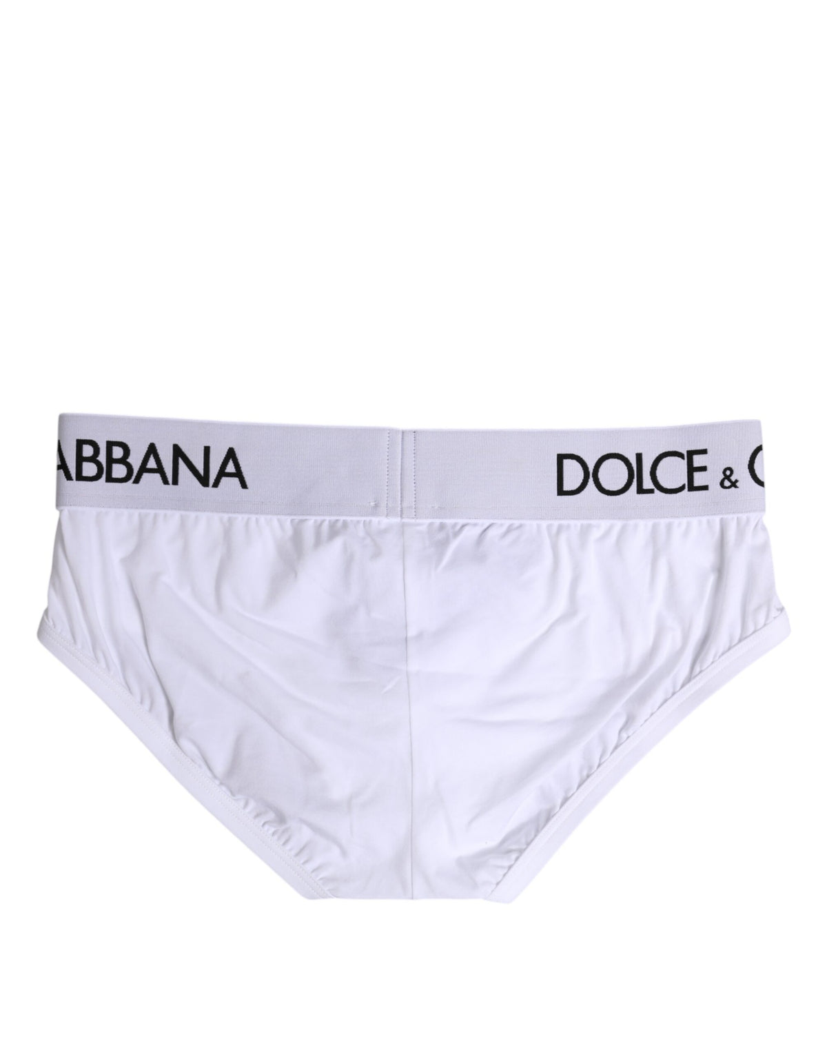 Dolce & Gabbana White Cotton Stretch Regular Brief Underwear