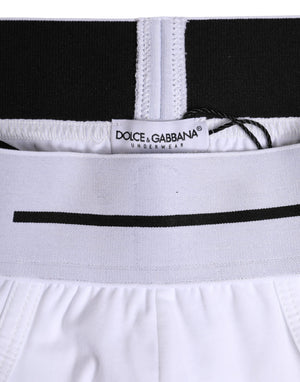 Dolce & Gabbana White Cotton Stretch Regular Brief Underwear