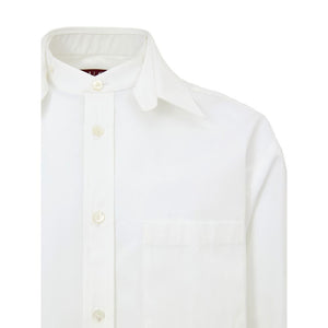Gucci White Cotton Dress Shirt