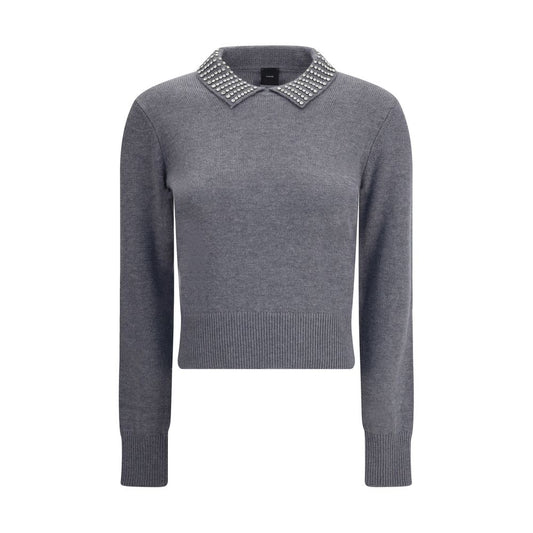PINKO Gray Nylon Sweatshirt