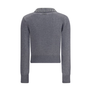 PINKO Gray Nylon Sweatshirt