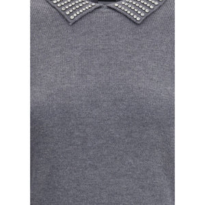 PINKO Gray Nylon Sweatshirt