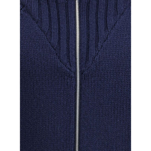 Brunello Cucinelli Blue Cashmere Coat