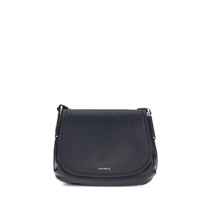 Coccinelle Black Calf Leather Bos Taurus Shoulder Bag