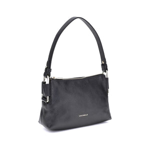 Coccinelle Black Calf Leather Bos Taurus Shoulder Bag