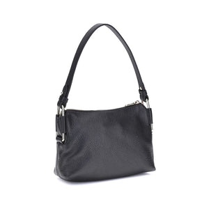 Coccinelle Black Calf Leather Bos Taurus Shoulder Bag