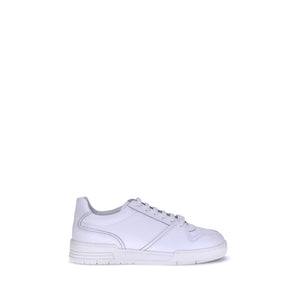 Moschino White Rubber Low Top Sneakers