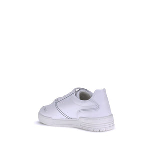 Moschino White Rubber Low Top Sneakers