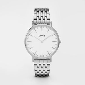 Cluse Silver Stainless Steel Dress Watch