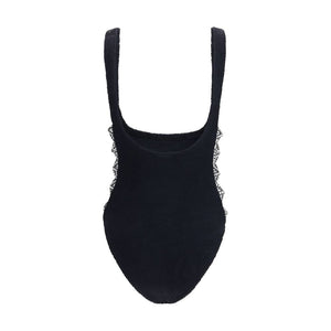 Hunza G Black Polyamide One-Piece Swimsuit