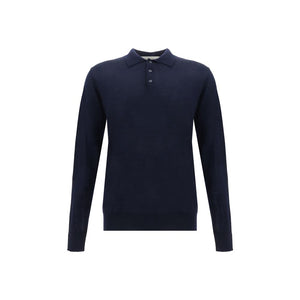 Golden Goose Blue Fleece Wool Shirt