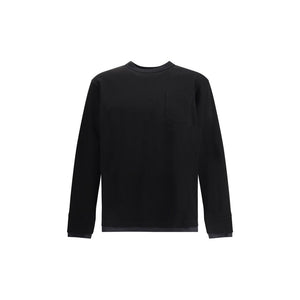 Sacai Black Cotton T-Shirt