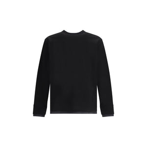 Sacai Black Cotton T-Shirt
