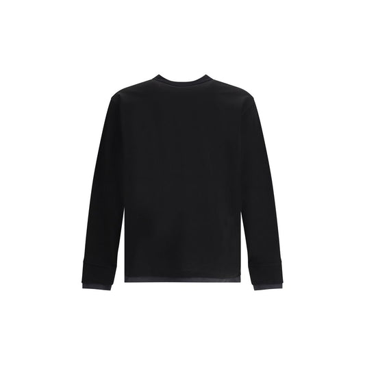 Sacai Black Cotton T-Shirt