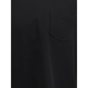 Sacai Black Cotton T-Shirt