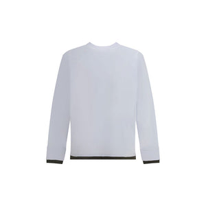 Sacai White Cotton Long Sleeve T-Shirt