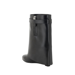 Givenchy Black Calf Leather Bos Taurus Ankle Boots