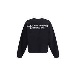 Dsquared² Black Cotton Sweatshirt