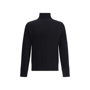 Dsquared² Black Fleece Wool Turtleneck
