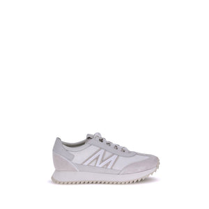 Moncler White Polyamide Low Top Sneakers