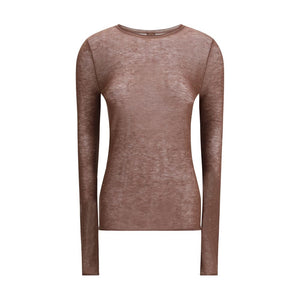PINKO Brown Wool Sweatshirt