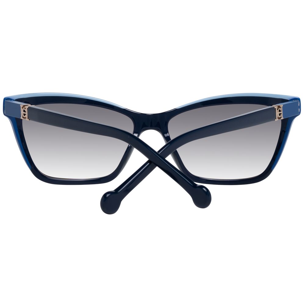 Carolina Herrera Blue Plastic Sunglasses